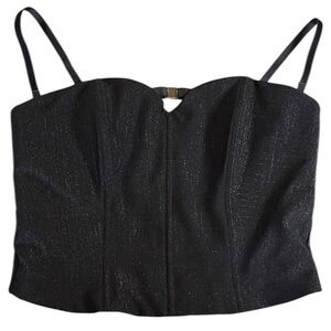 Grenier corset top. Black. Size 36. Some sparkle